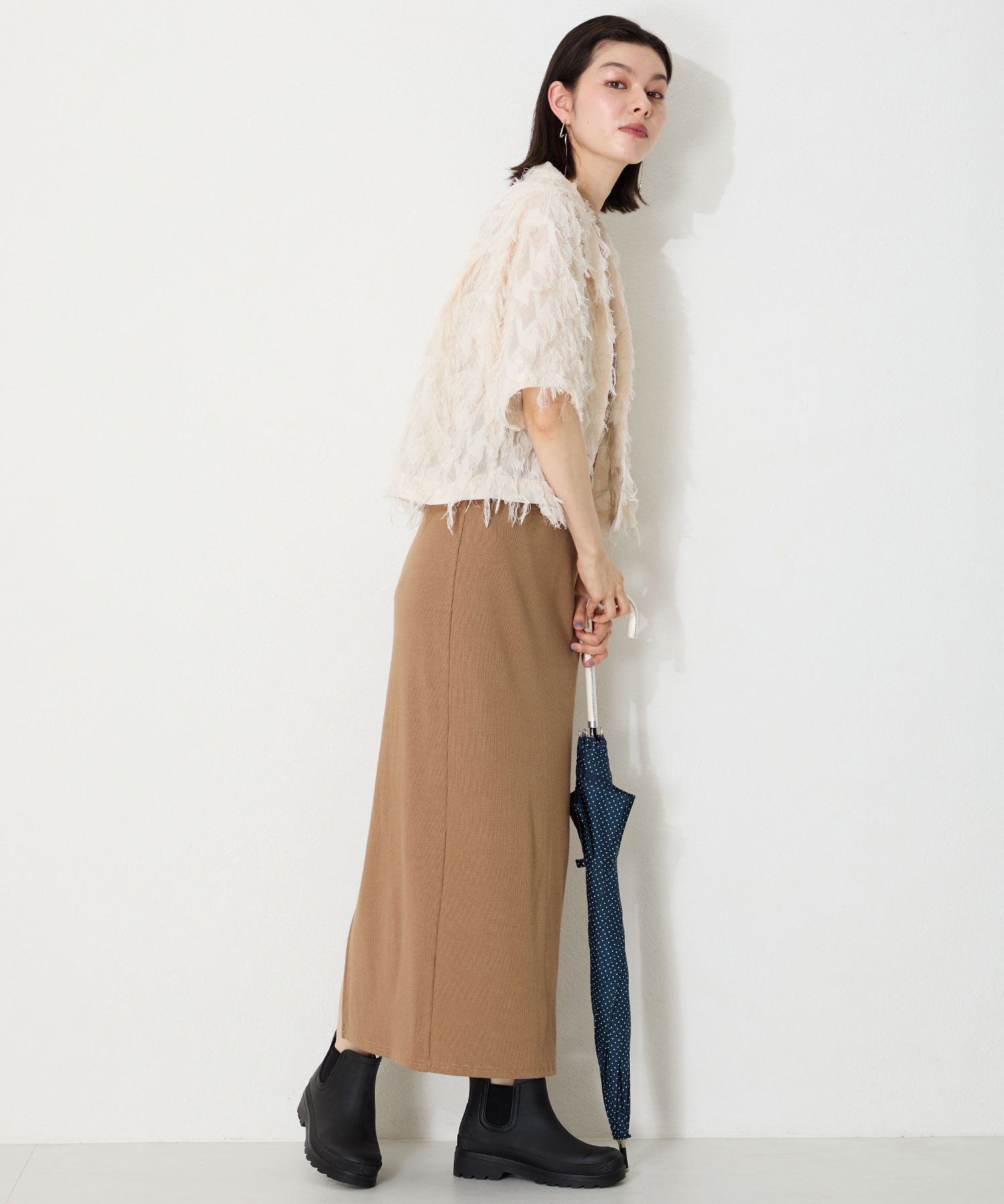 ORiental TRaffic「【防水】アンクル丈 サイドゴア 厚底 レインブーツ /R-0023　レインシューズ ショートブーツ」|ショートブーツ|