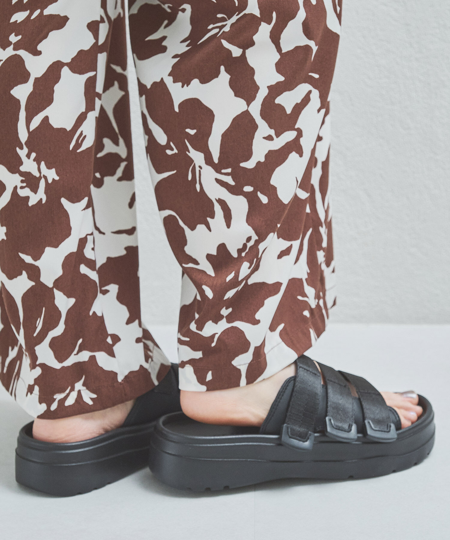 ORiental TRaffic「【Fit meサンダル】3本ベルトスライドサンダル/55209 WEB限定」|サンダル|