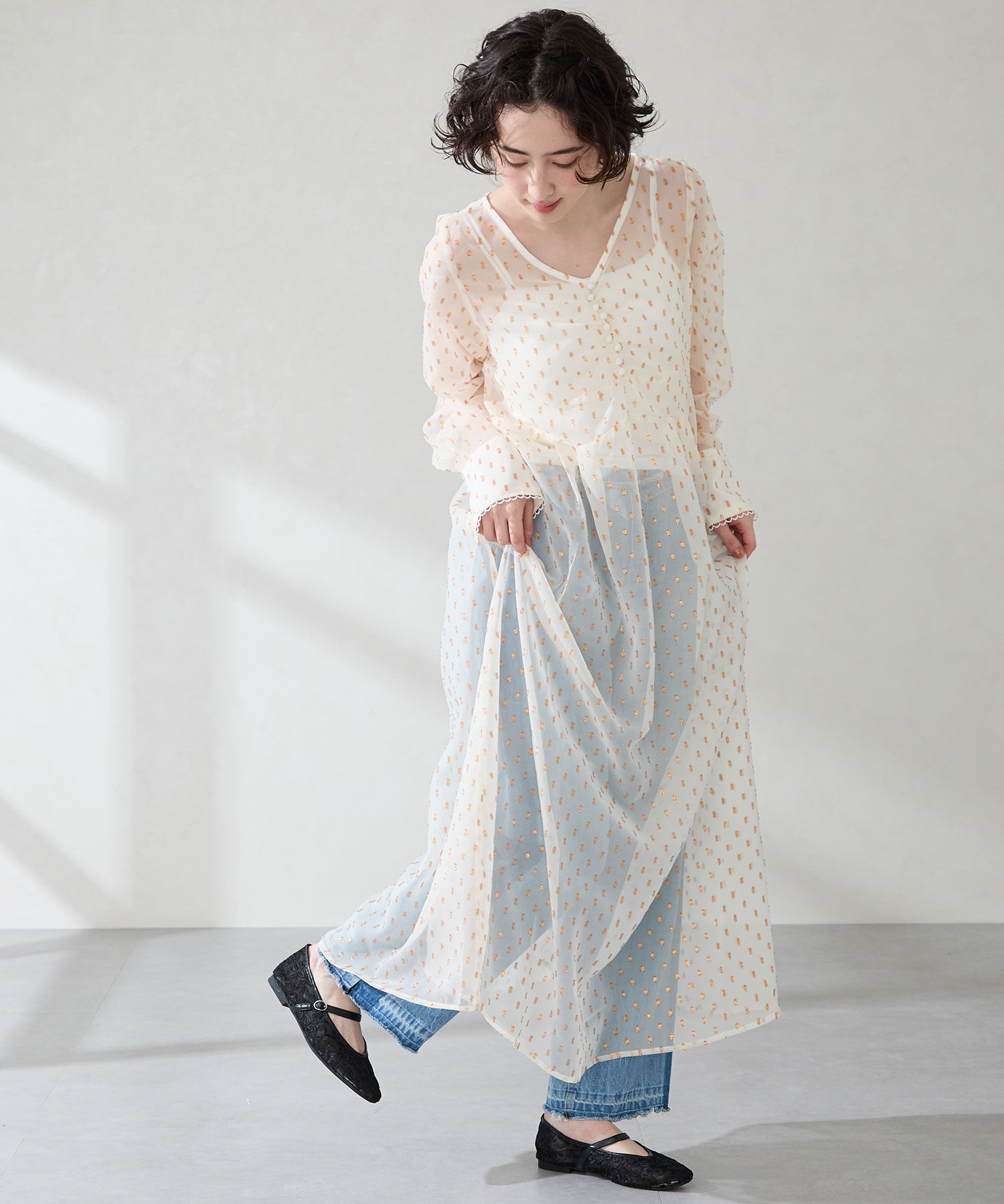 ORiental TRaffic「チュールメリージェーンパンプス/51318」|パンプス|