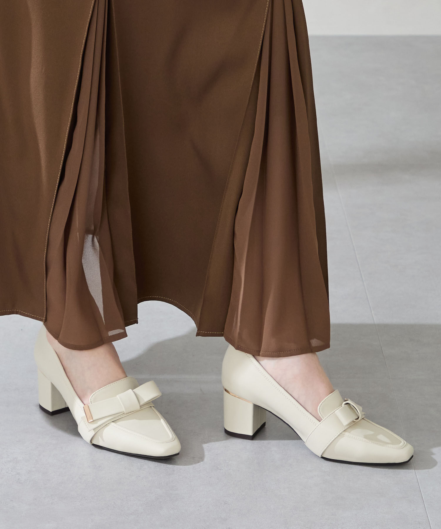 ORiental TRaffic「リボンベルトヒールローファー/51311」|パンプス|