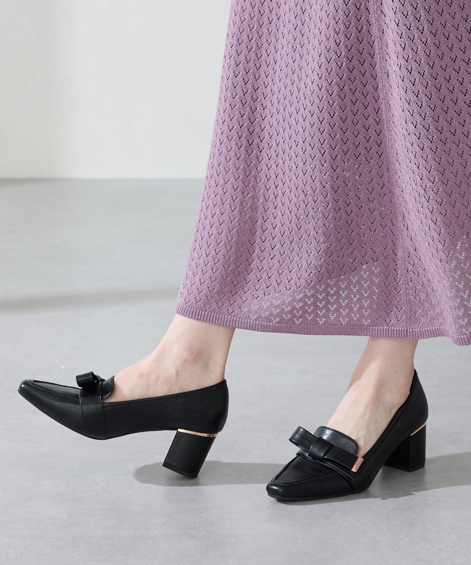 ORiental TRaffic「リボンベルトヒールローファー/51311」|パンプス|