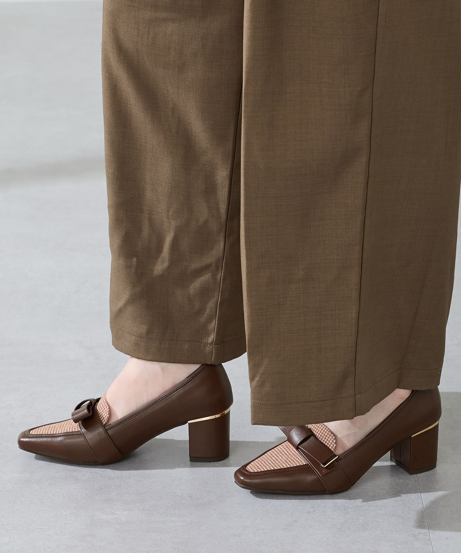 ORiental TRaffic「リボンベルトヒールローファー/51311」|パンプス|