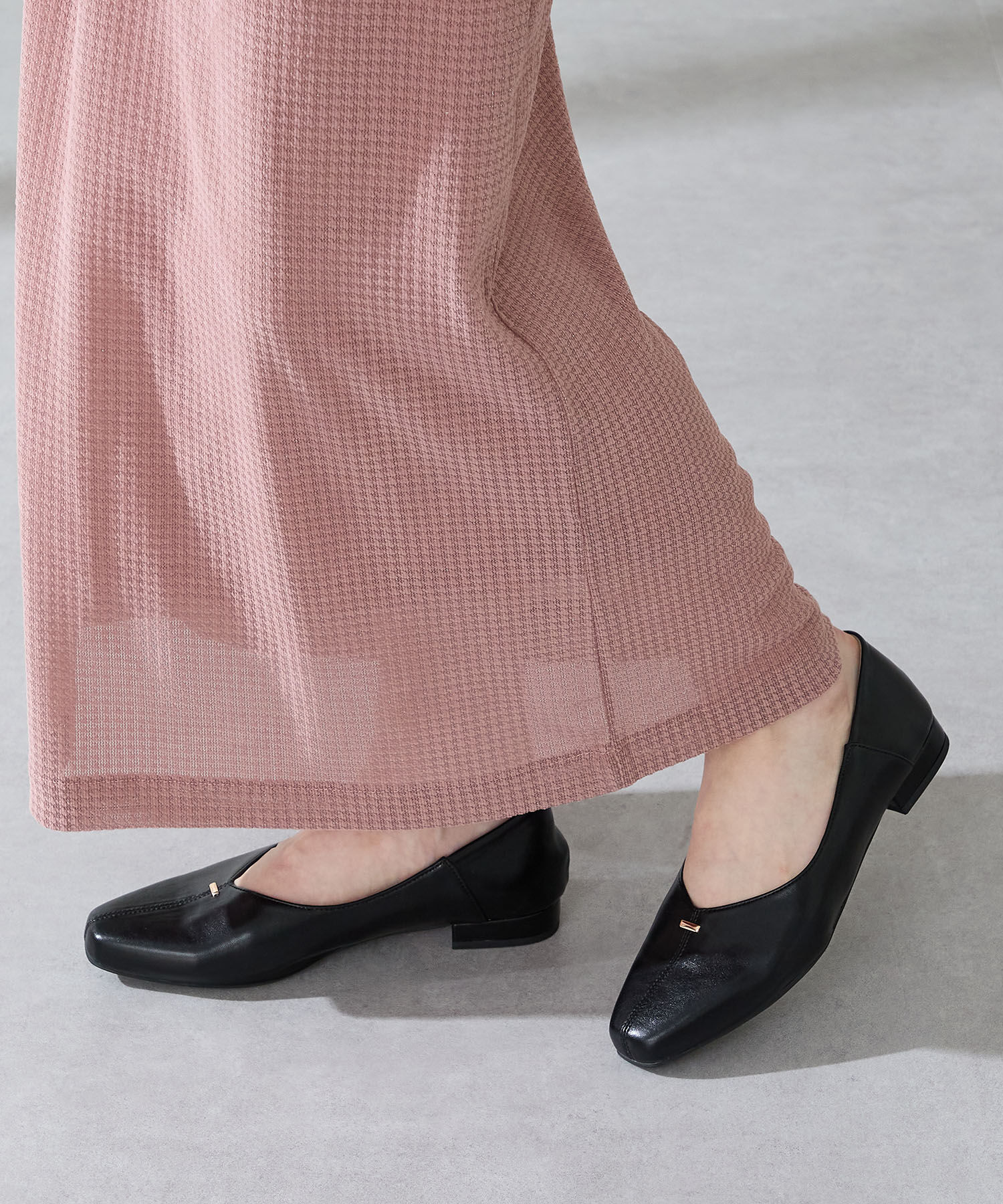 ORiental TRaffic「ゴールドパーツVカットバブーシュ/51312」|パンプス|