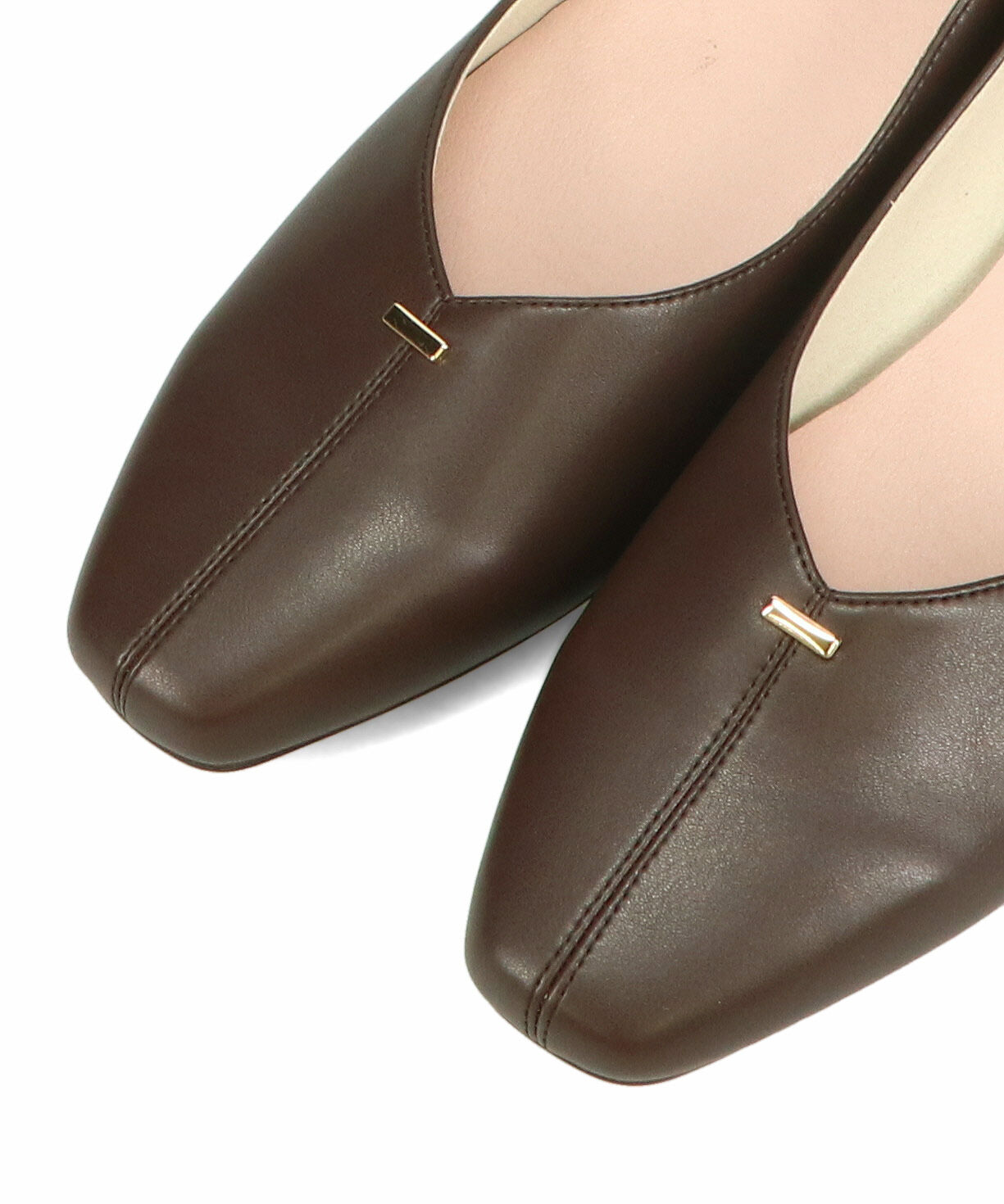 ORiental TRaffic「ゴールドパーツVカットバブーシュ/51312」|パンプス|