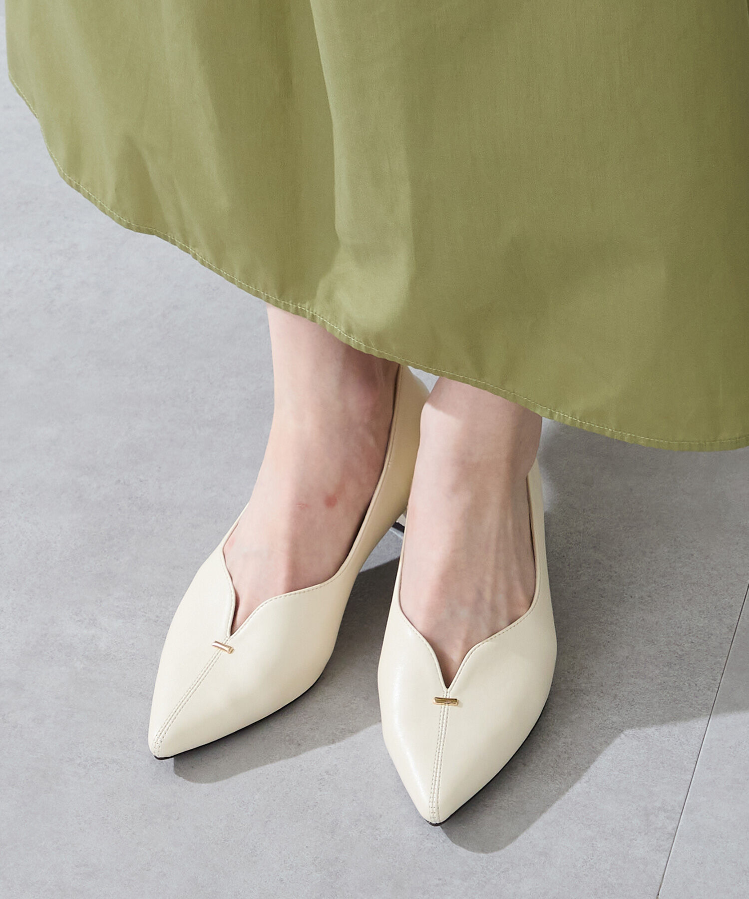 ORiental TRaffic「プチメタルパーツヒールパンプス/51316」|パンプス|