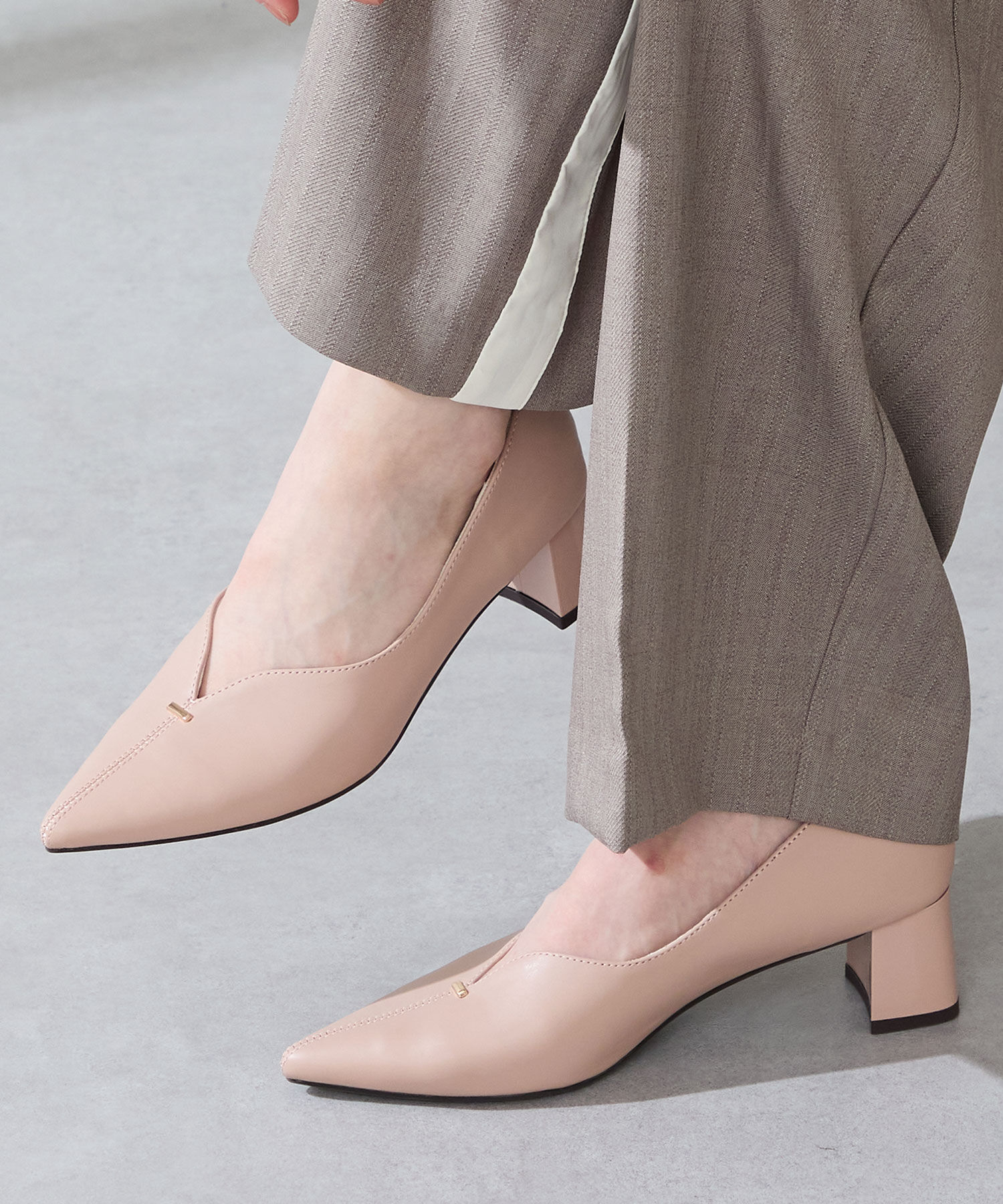 ORiental TRaffic「プチメタルパーツヒールパンプス/51316」|パンプス|