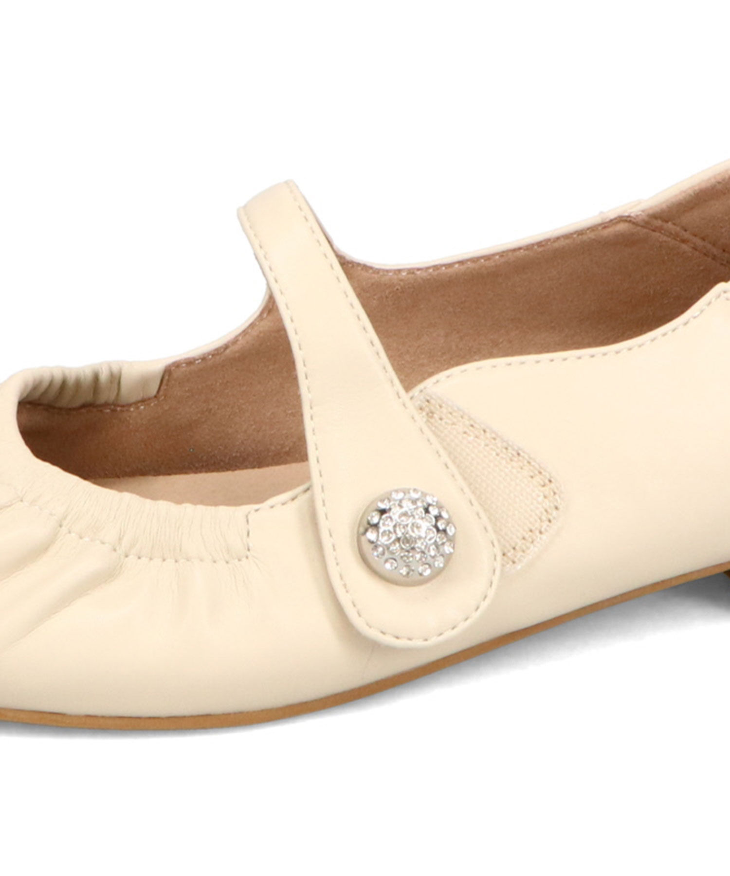 WA Oriental TRaffic「ギャザーデザインメリージェーン パンプス /52316 フラット 通勤靴 ストラップパンプス」|パンプス|