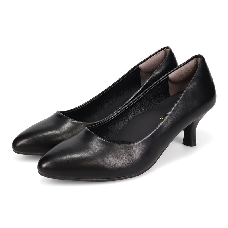 ORiental TRaffic「【跳べパンプス/シリーズ累計１５０万足突破】 アーモンドトゥ ヒール/R-3220 冠婚葬祭」|パンプス|