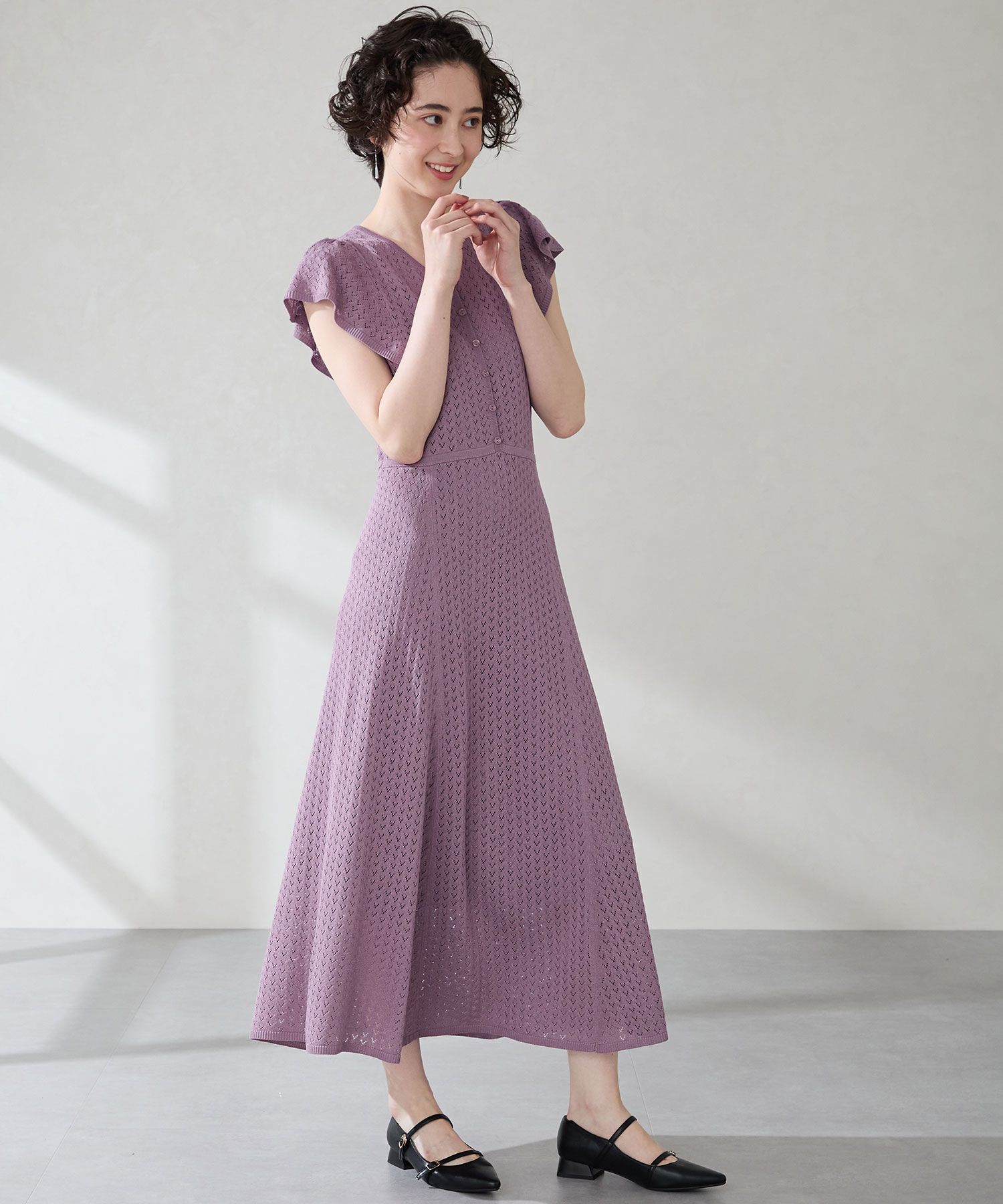 ORiental TRaffic「ポインテッドトゥダブルストラップパンプス/51306」|パンプス|