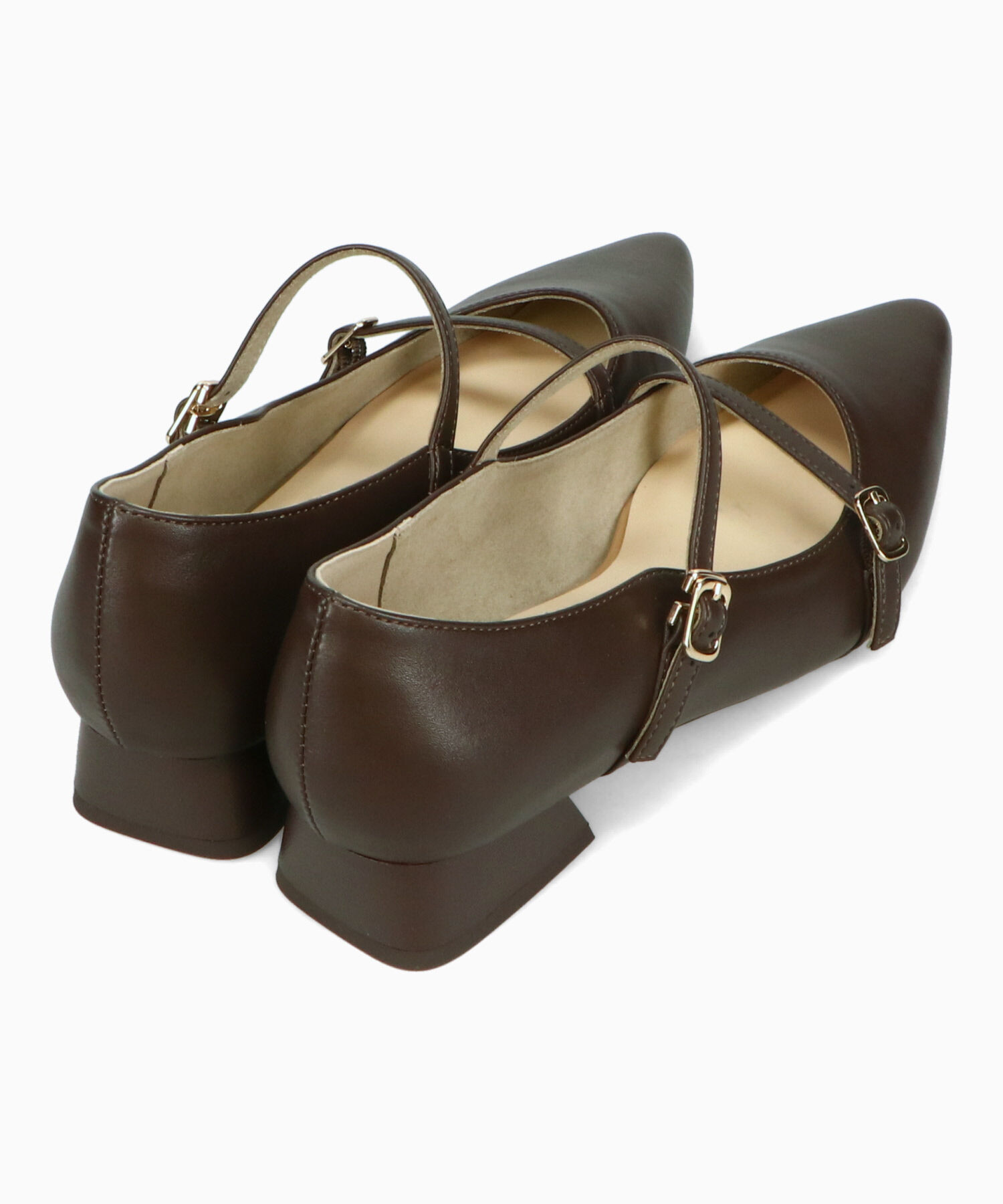 ORiental TRaffic「ポインテッドトゥダブルストラップパンプス/51306」|パンプス|