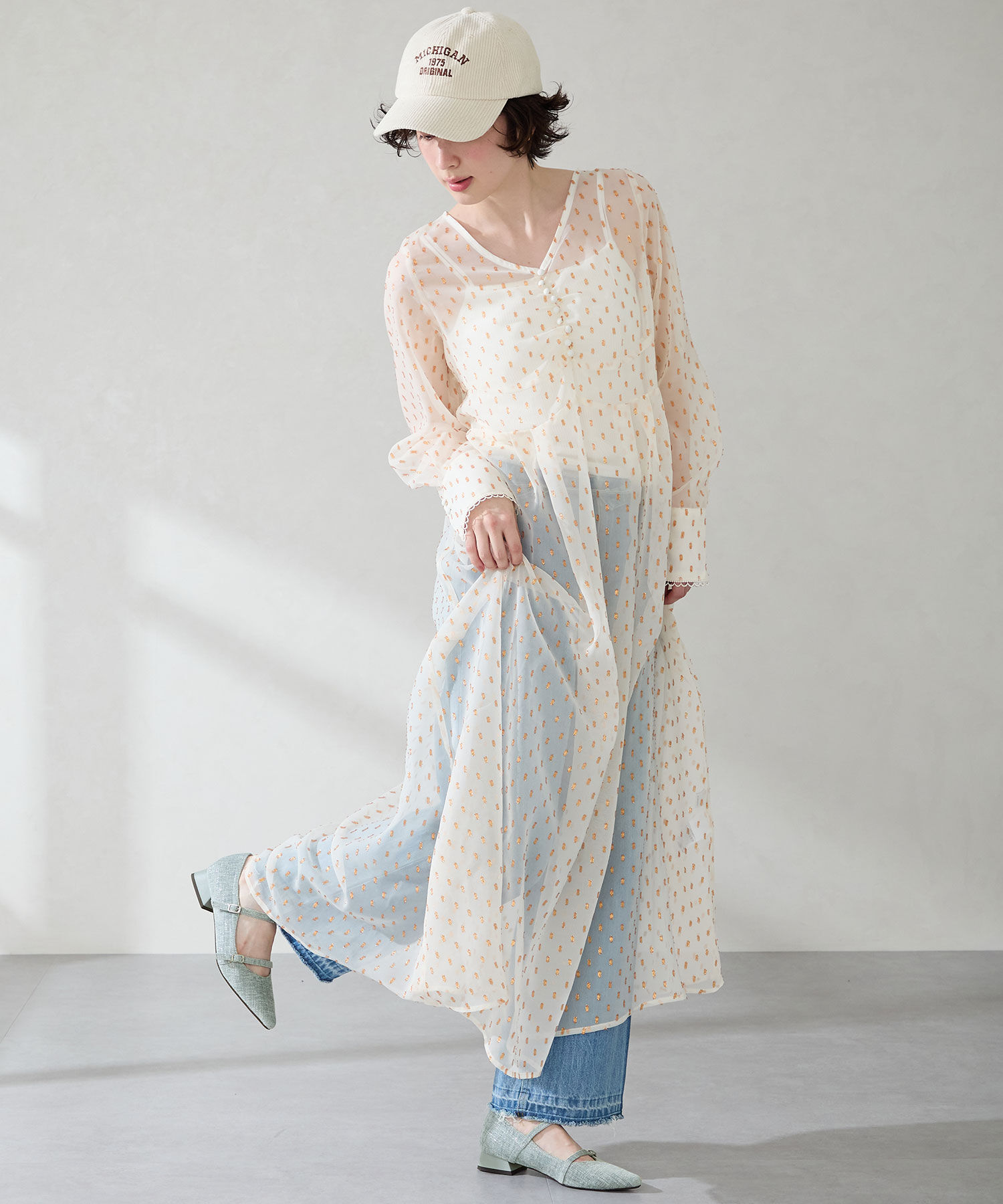 ORiental TRaffic「ポインテッドトゥダブルストラップパンプス/51306」|パンプス|