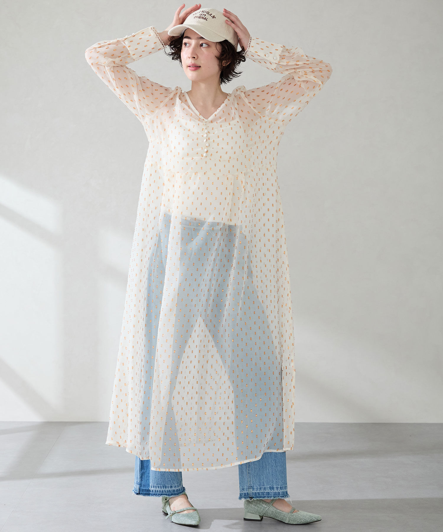 ORiental TRaffic「ポインテッドトゥダブルストラップパンプス/51306」|パンプス|