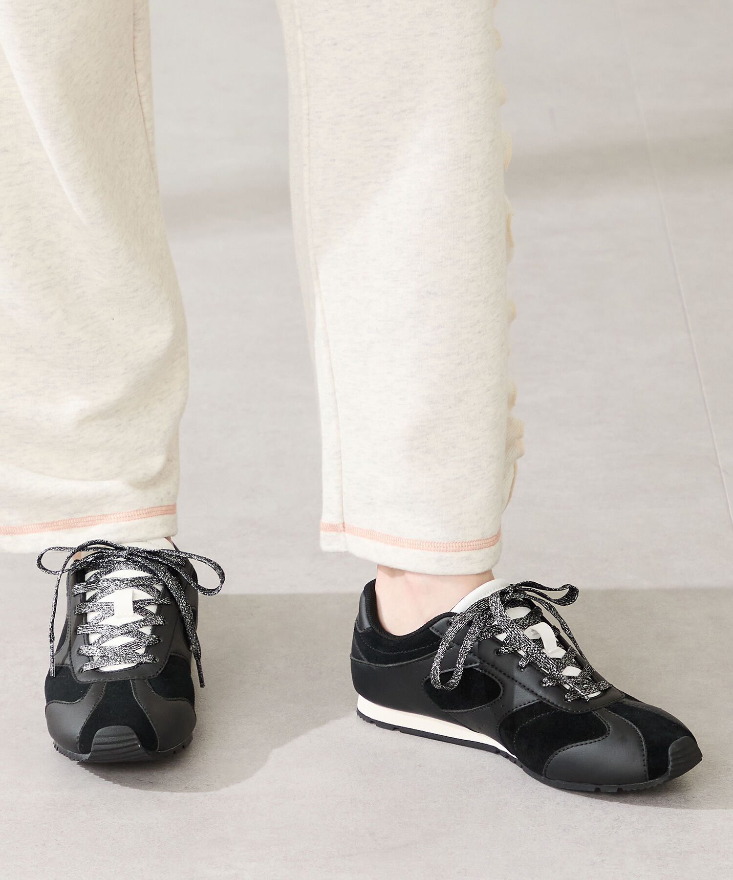 ORiental TRaffic「2way フラット 切替 スニーカー /OT3773　靴ひも2種付き」|スニーカー|