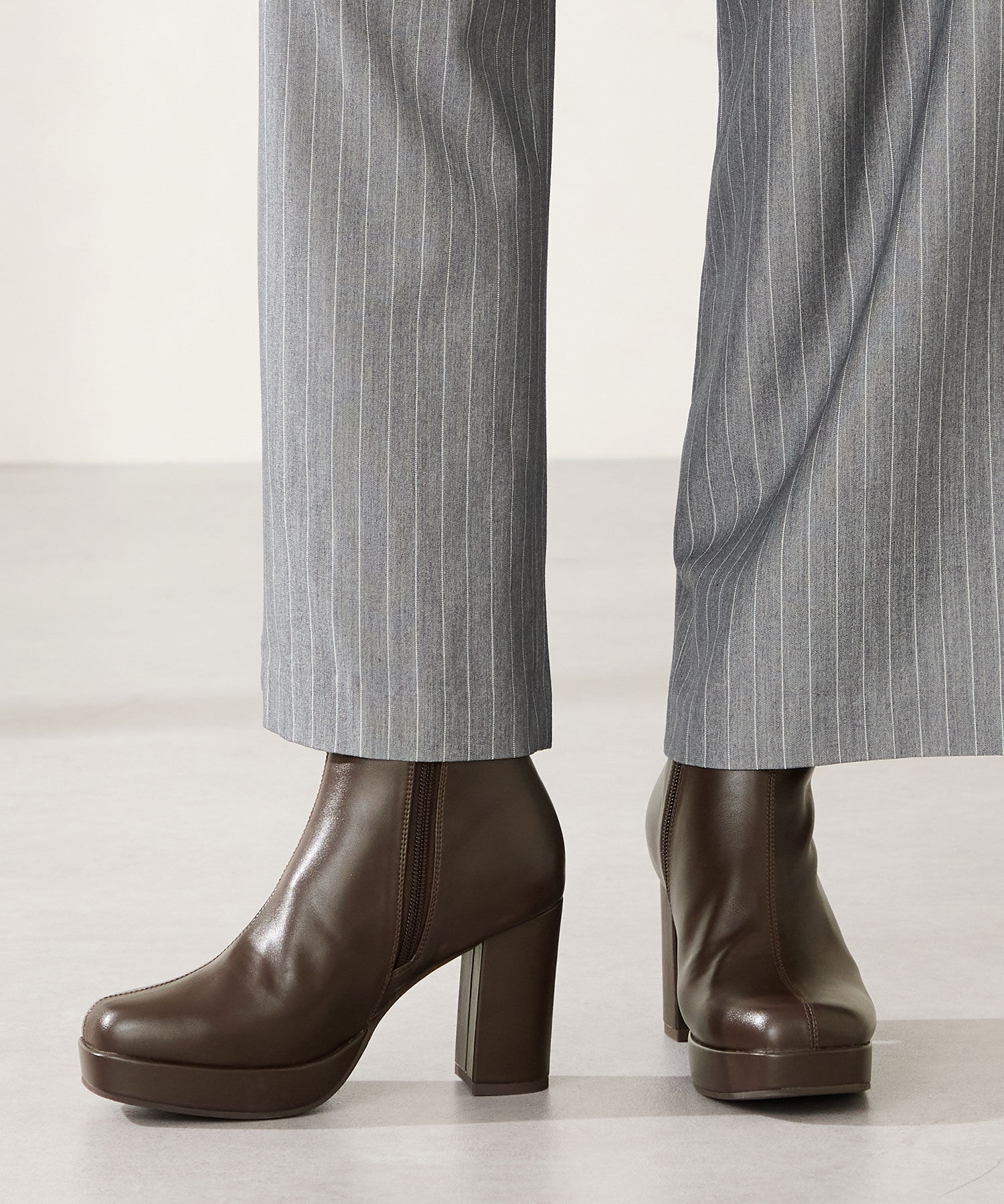 ORiental TRaffic「プラットフォームヒールショートブーツ/51410」|ショートブーツ|