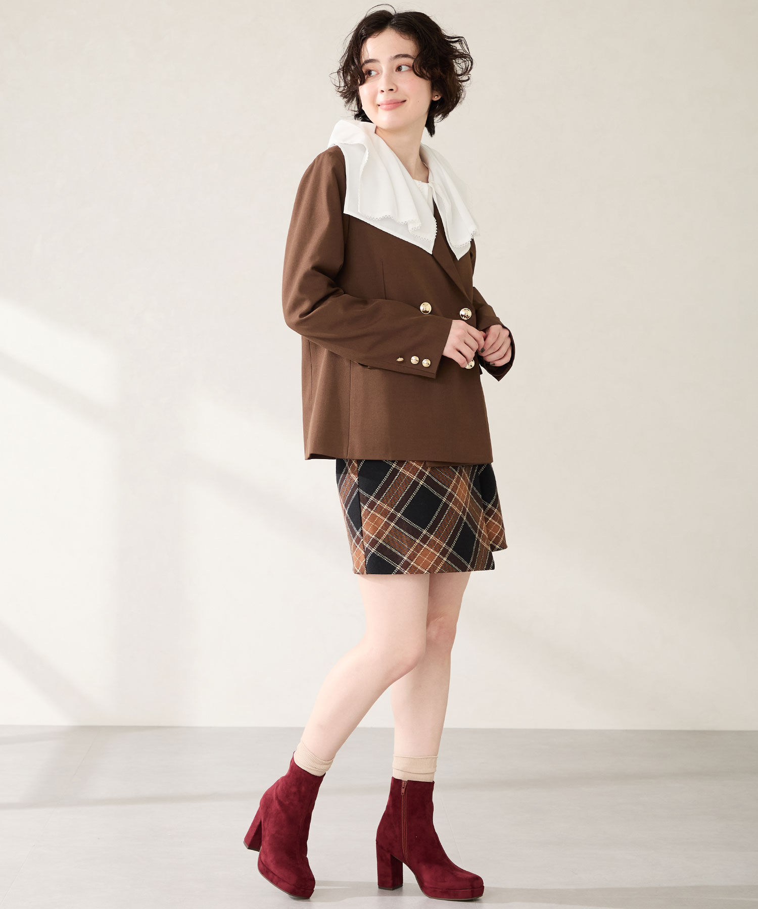 ORiental TRaffic「プラットフォームヒールショートブーツ/51410」|ショートブーツ|