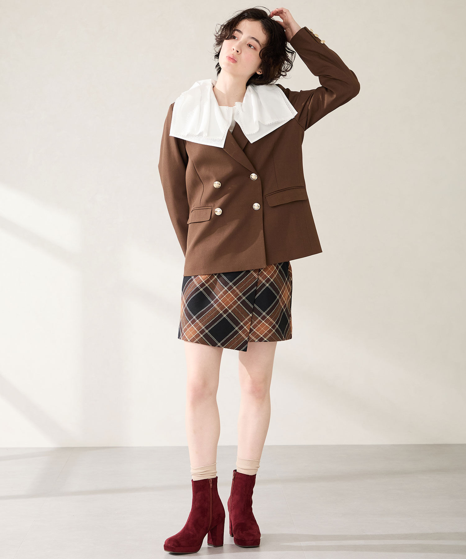 ORiental TRaffic「プラットフォームヒールショートブーツ/51410」|ショートブーツ|