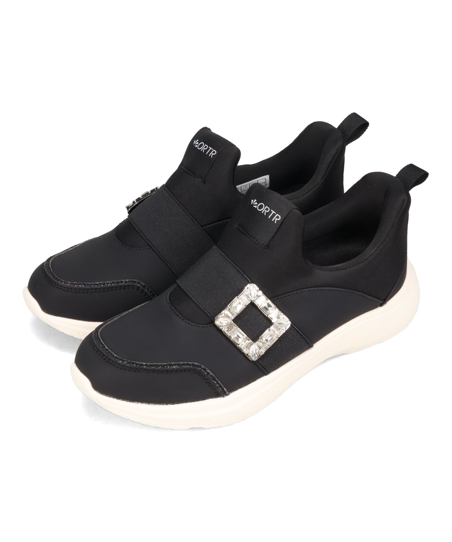 ORiental TRaffic「【 瞬間フィット 】ビジューバックルスニーカー/OT3777」|スニーカー|