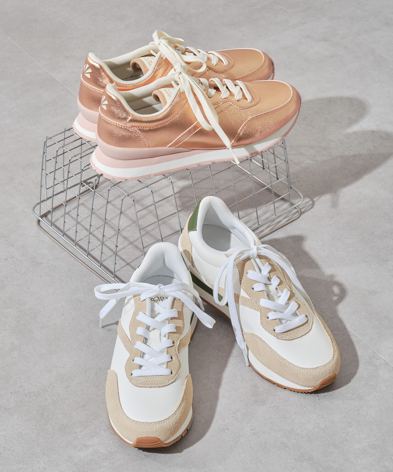 ORiental TRaffic「ロープロファイル スニーカー /OT3772 フラット　メタリックカラー」|スニーカー|