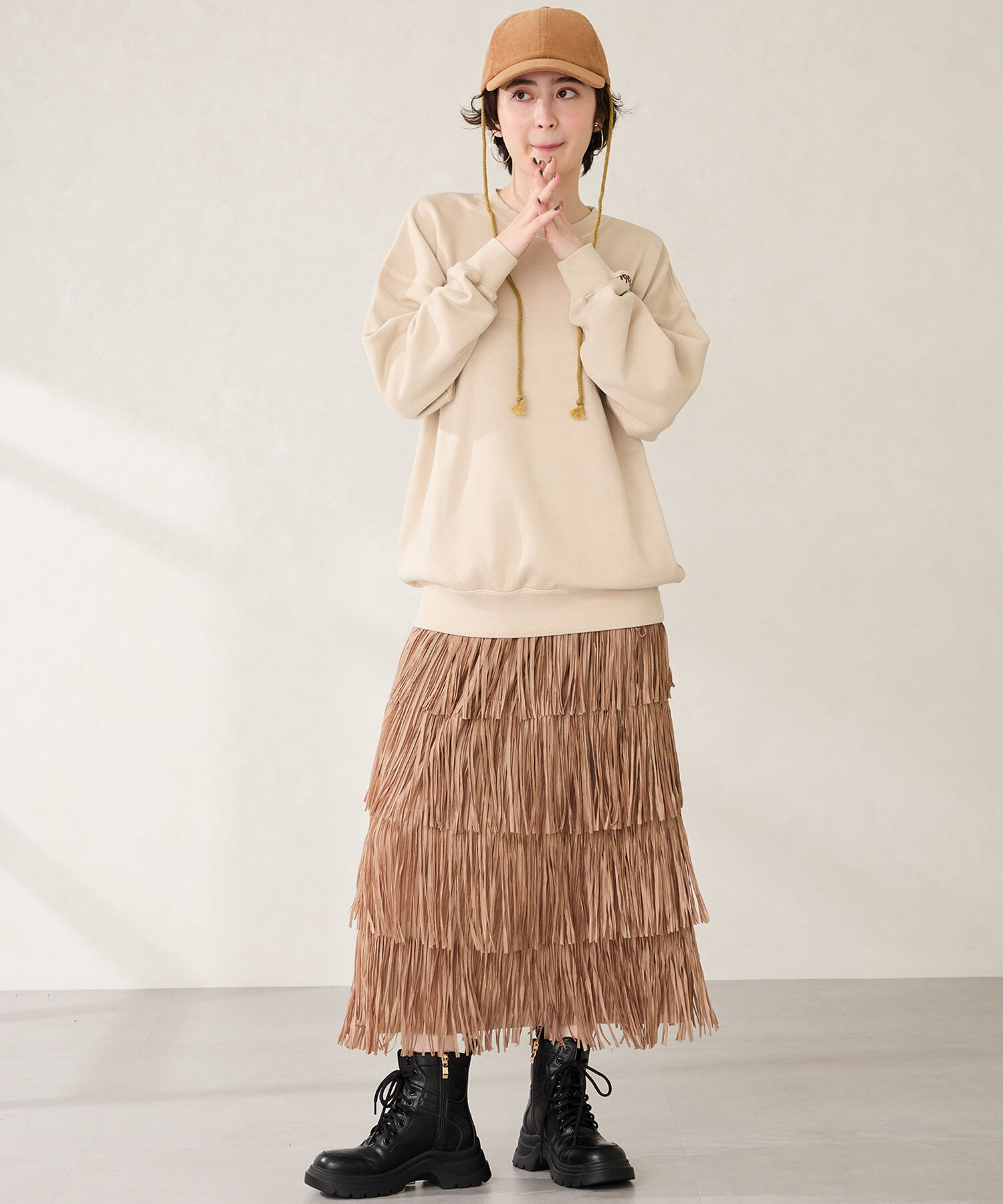 ORiental TRaffic「 厚底 レースアップブーツ /51401」|ショートブーツ|