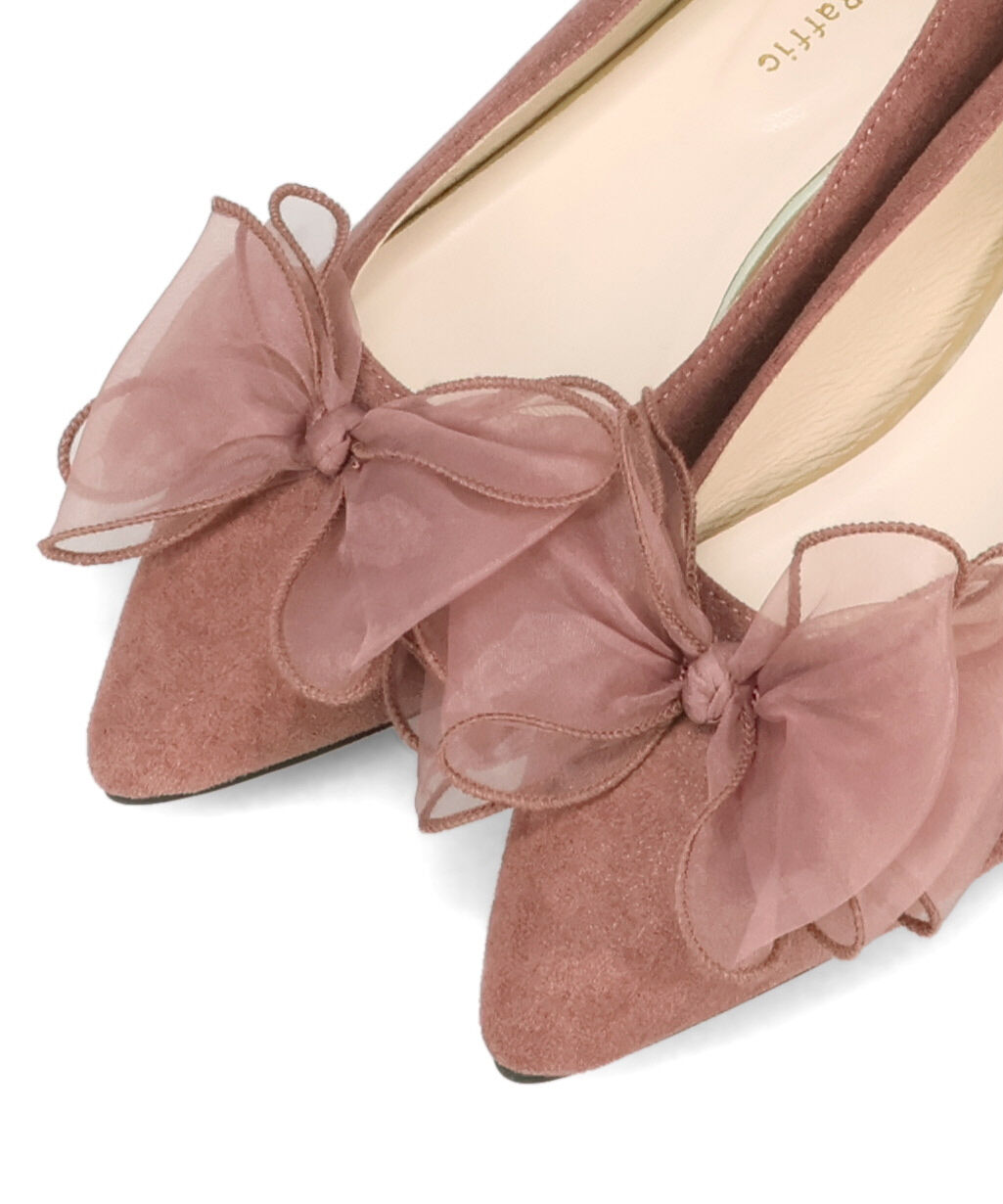 ORiental TRaffic「ビッグ チュールリボン パンプス /51321 フラット」|パンプス|