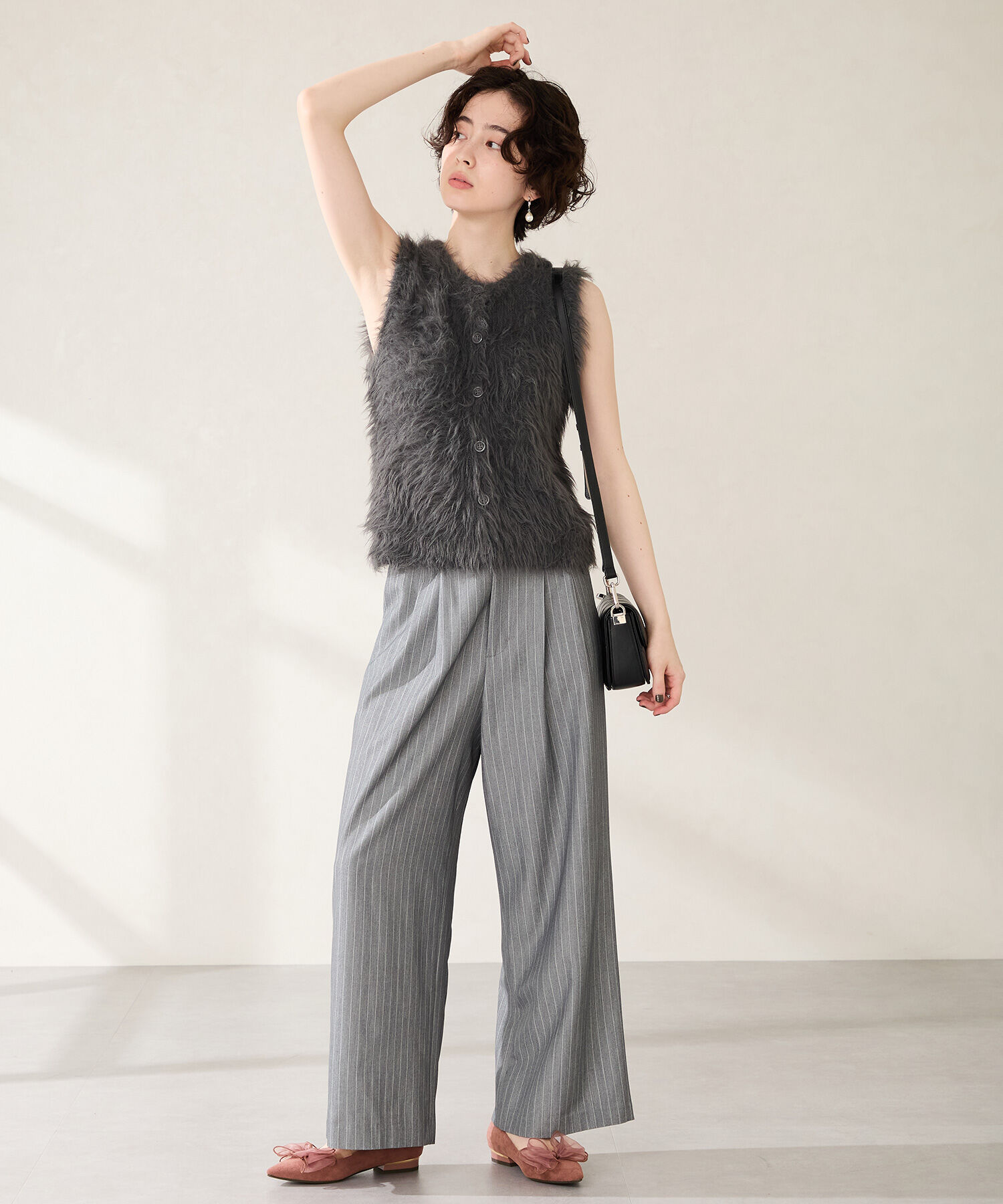 ORiental TRaffic「ビッグ チュールリボン パンプス /51321 フラット」|パンプス|