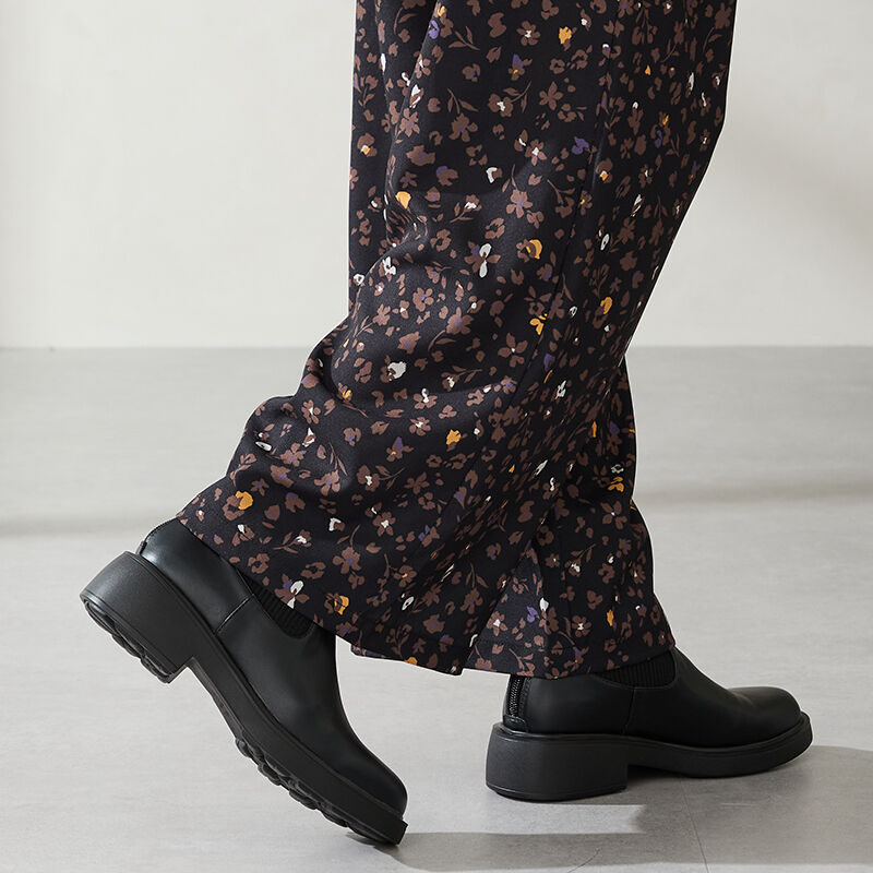 WA Oriental TRaffic「リブニットバックジップブーツ/52407」|ショートブーツ|