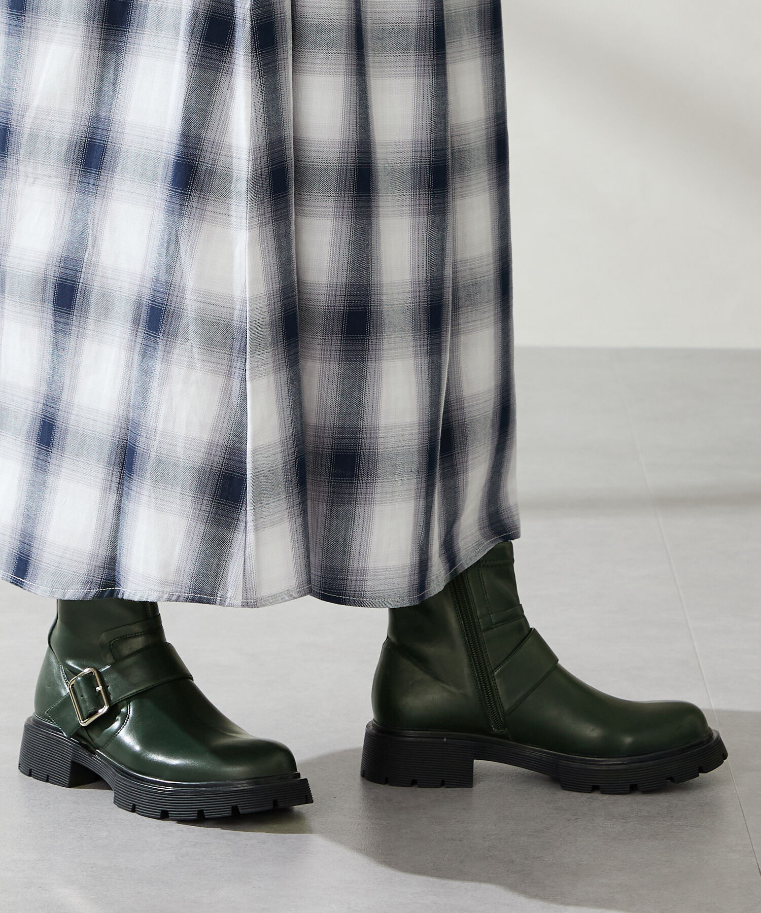 ORiental TRaffic「エンジニアト ショートブーツ /51411　ゆったり」|ショートブーツ|