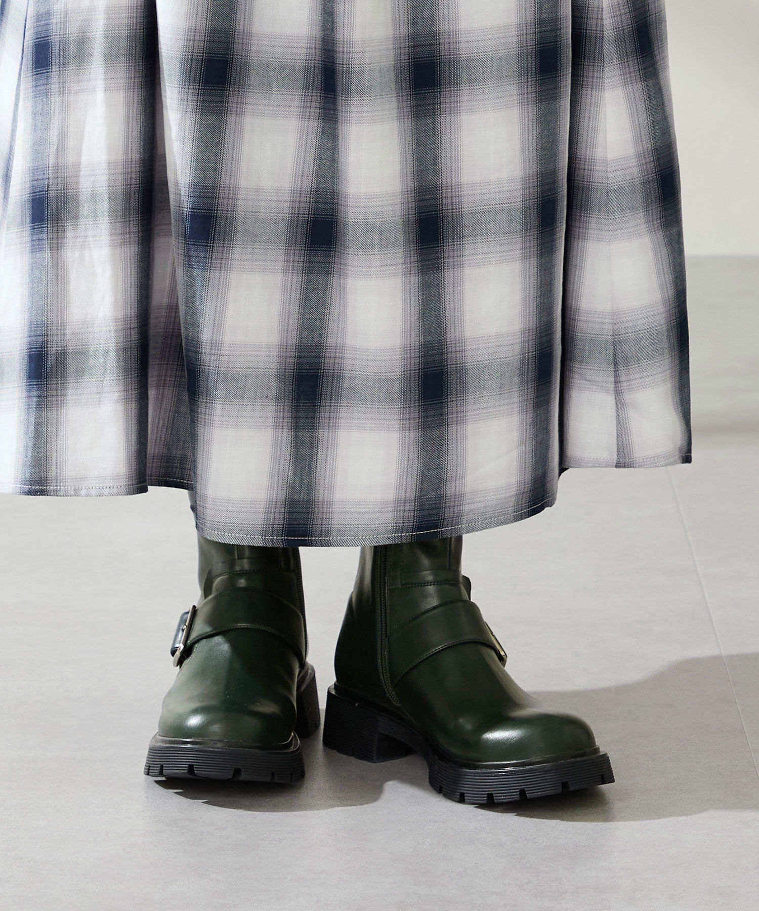 ORiental TRaffic「エンジニアト ショートブーツ /51411　ゆったり」|ショートブーツ|