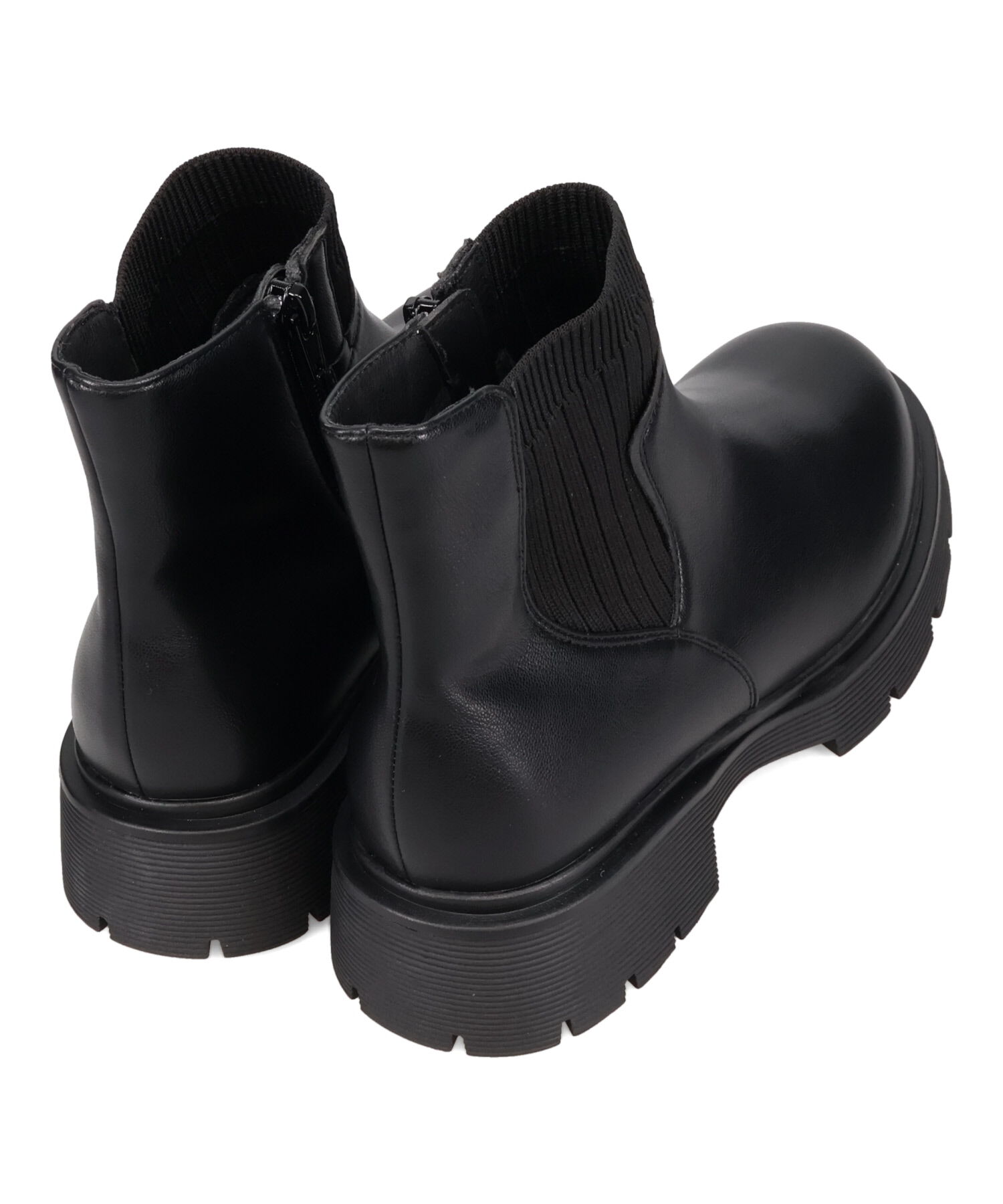 ORiental TRaffic「ニット ドッキング タンクソール ブーツ /51412」|ショートブーツ|