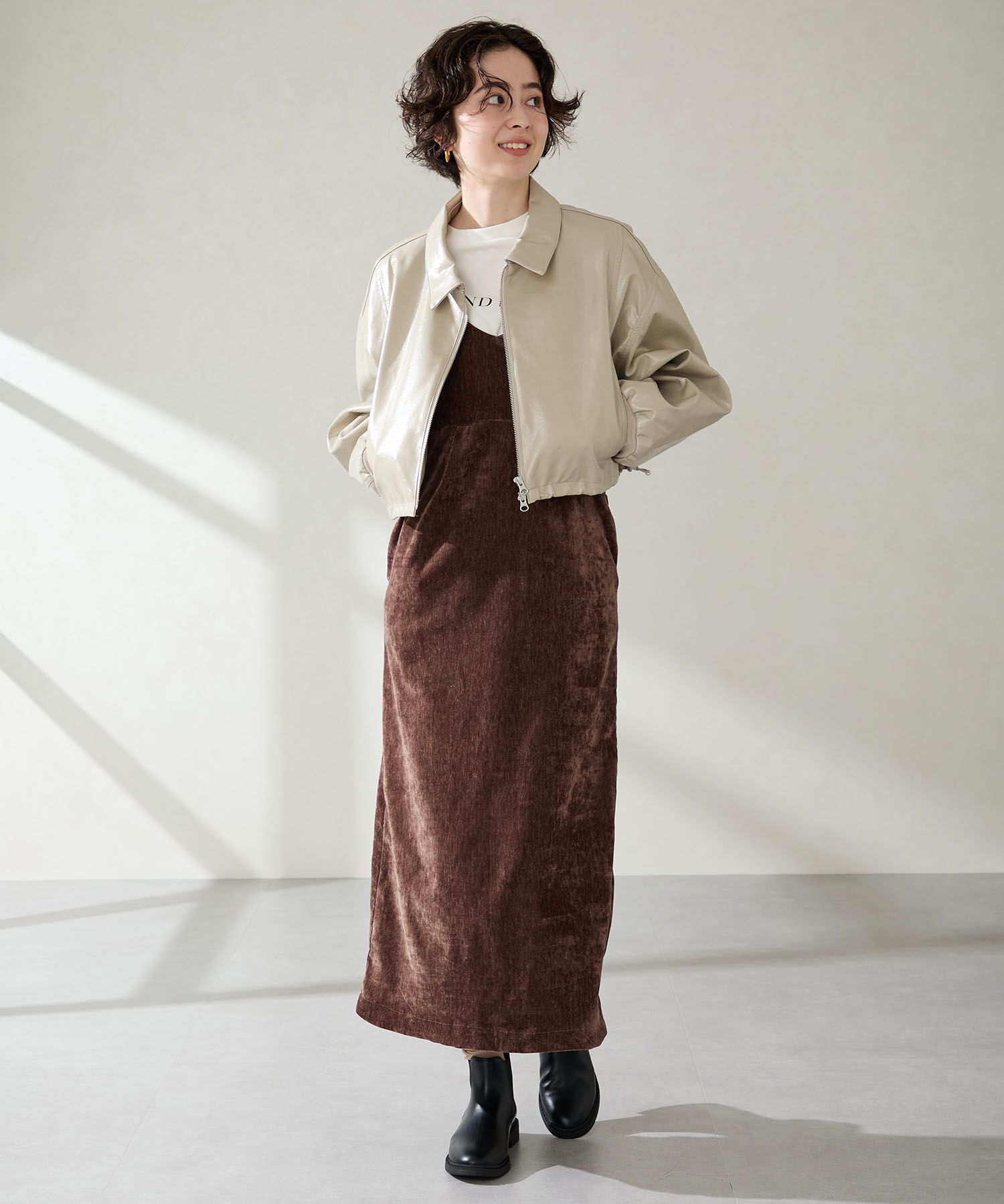 WA Oriental TRaffic「アーモンドトゥ フラット サイドゴアブーツ /52405 ショートブーツ」|ショートブーツ|