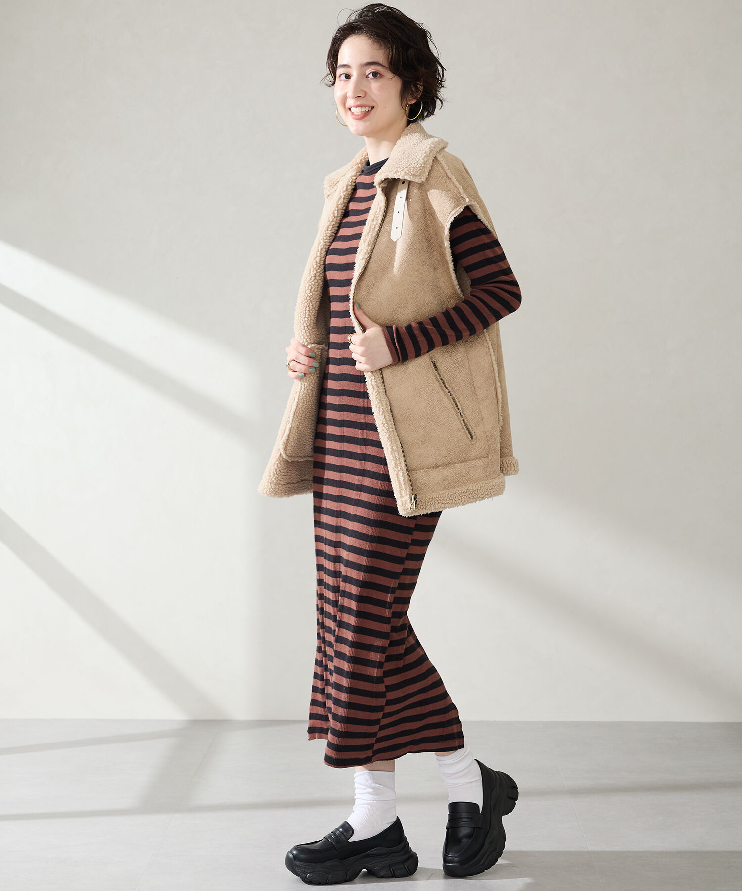 ORiental TRaffic「スニーカーソール ローファー /51326 厚底」|スニーカー|