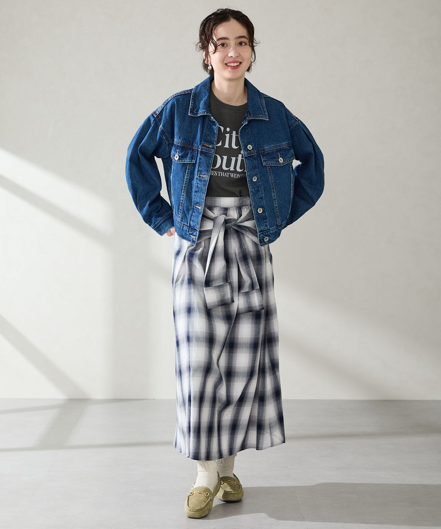 WA Oriental TRaffic「 ビット モチーフ付き ファー モカシン /52318 ムートン 防寒」|モカシン|