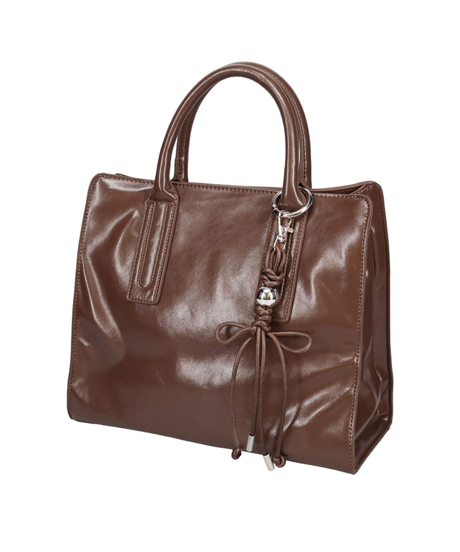 ORiental TRaffic「● 大容量 ●チャーム付き ボストン バッグ /BA-268 ヴィンテージ」|ボストンバッグ|