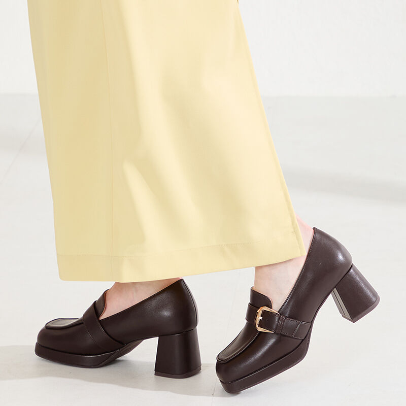 ORiental TRaffic「●2026春夏新作●プラットフォームベルトローファー/61103」|パンプス|