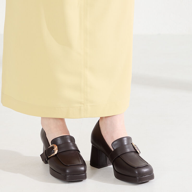 ORiental TRaffic「●2026春夏新作●プラットフォームベルトローファー/61103」|パンプス|