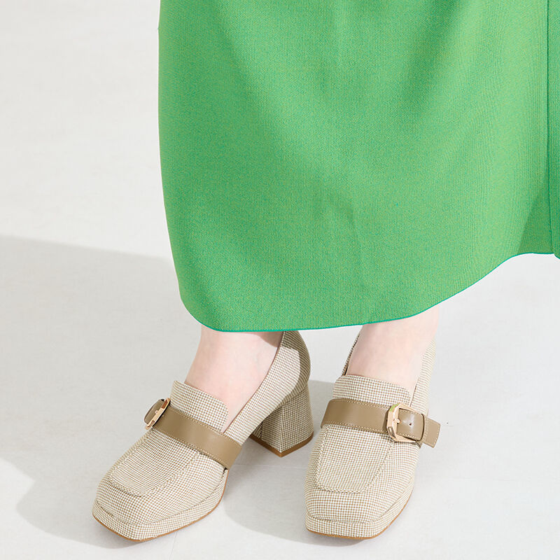 ORiental TRaffic「●2026春夏新作●プラットフォームベルトローファー/61103」|パンプス|