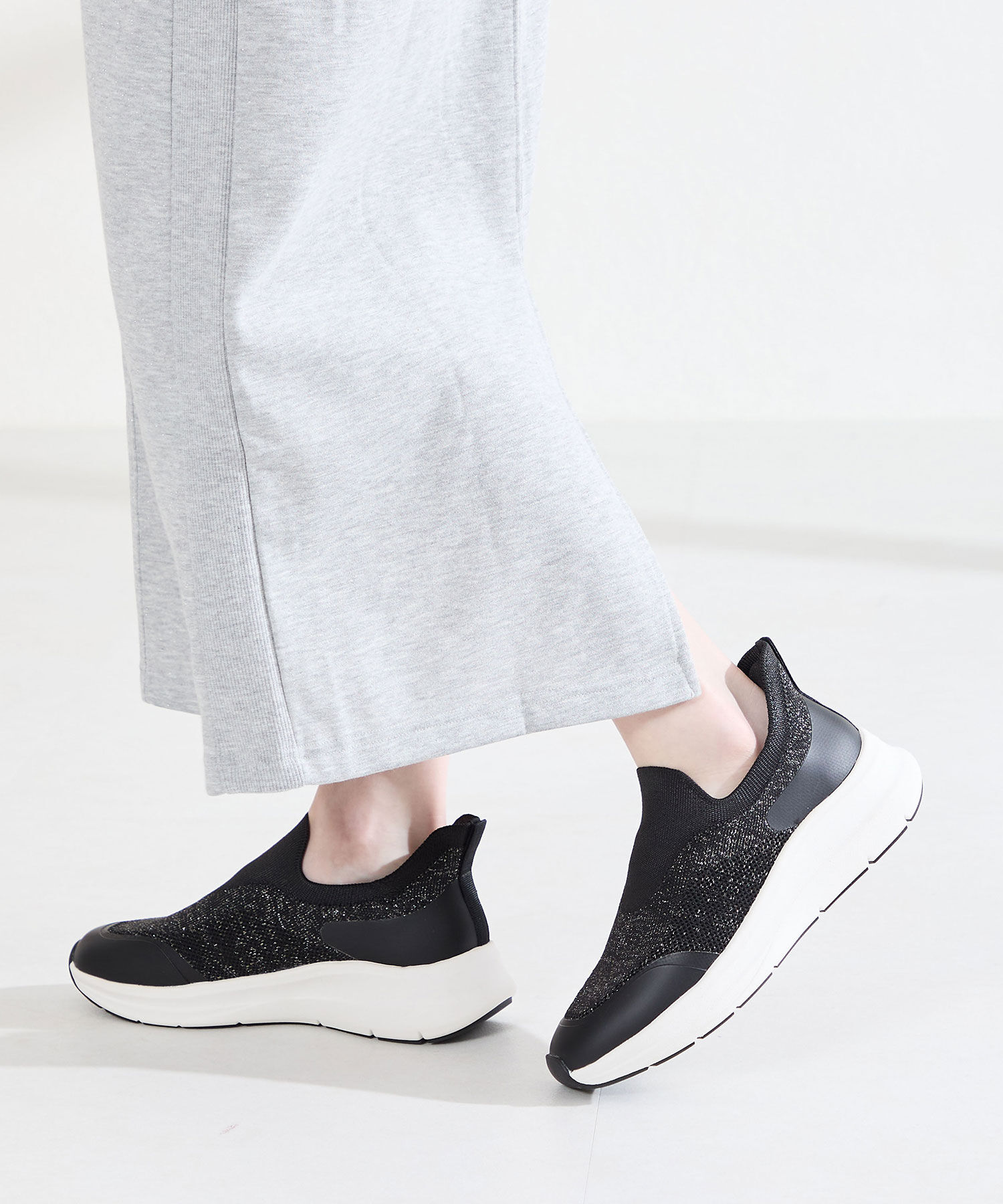 ORiental TRaffic「●2026春夏新作●【 瞬間フィット 】 ニット 防水 スニーカー /OT3799」|スニーカー|