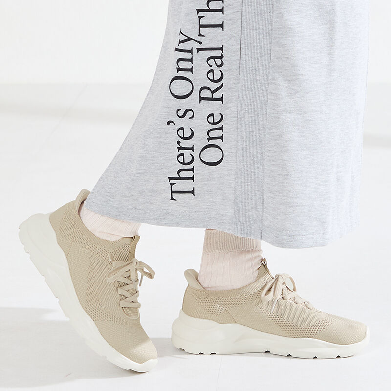 ORiental TRaffic「●2026春夏新作●【 瞬間フィット 】 ニット レースアップ スニーカー /OT3789」|スニーカー|