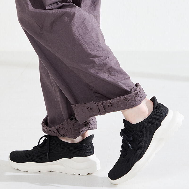 ORiental TRaffic「●2026春夏新作●【 瞬間フィット 】 ニット レースアップ スニーカー /OT3789」|スニーカー|