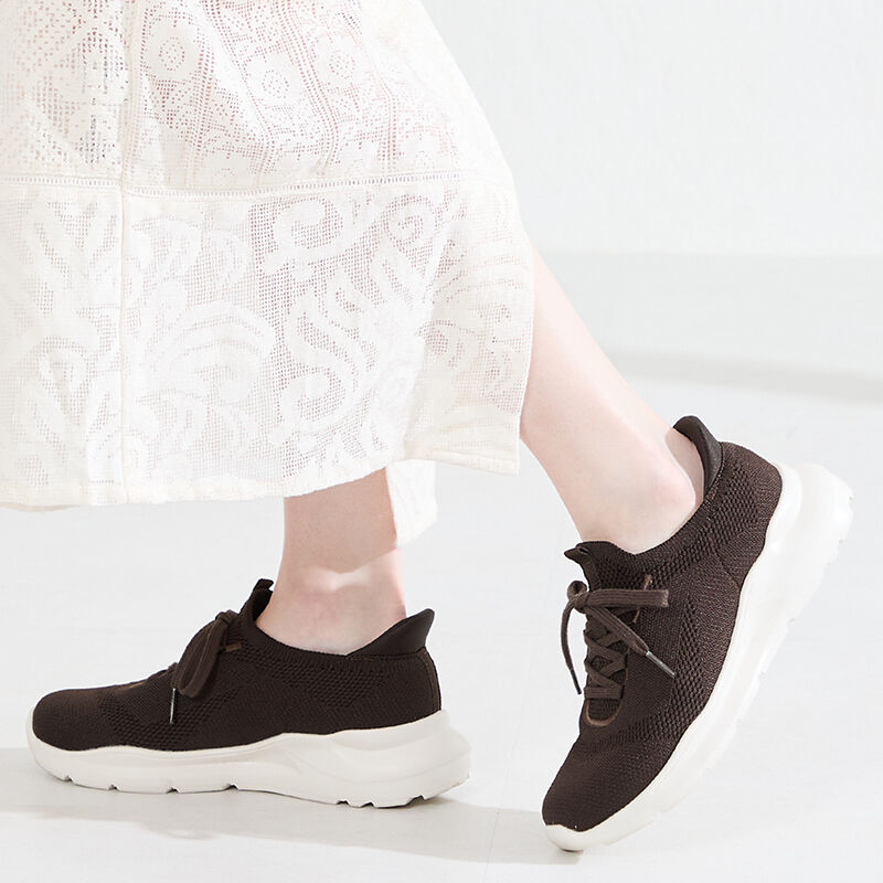 ORiental TRaffic「●2026春夏新作●【 瞬間フィット 】 ニット レースアップ スニーカー /OT3789」|スニーカー|