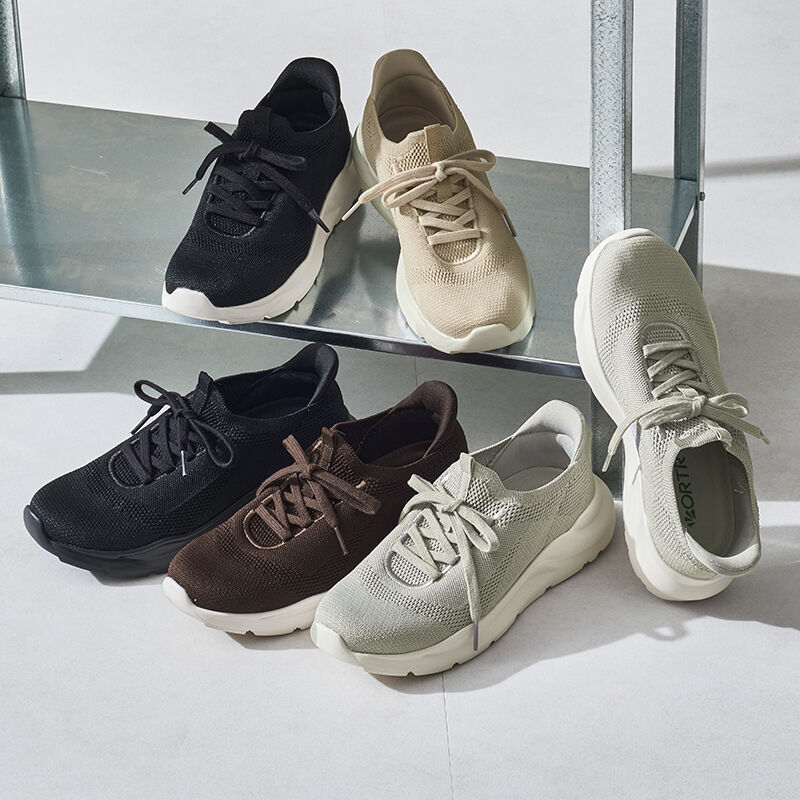 ORiental TRaffic「●2026春夏新作●【 瞬間フィット 】 ニット レースアップ スニーカー /OT3789」|スニーカー|BLUE