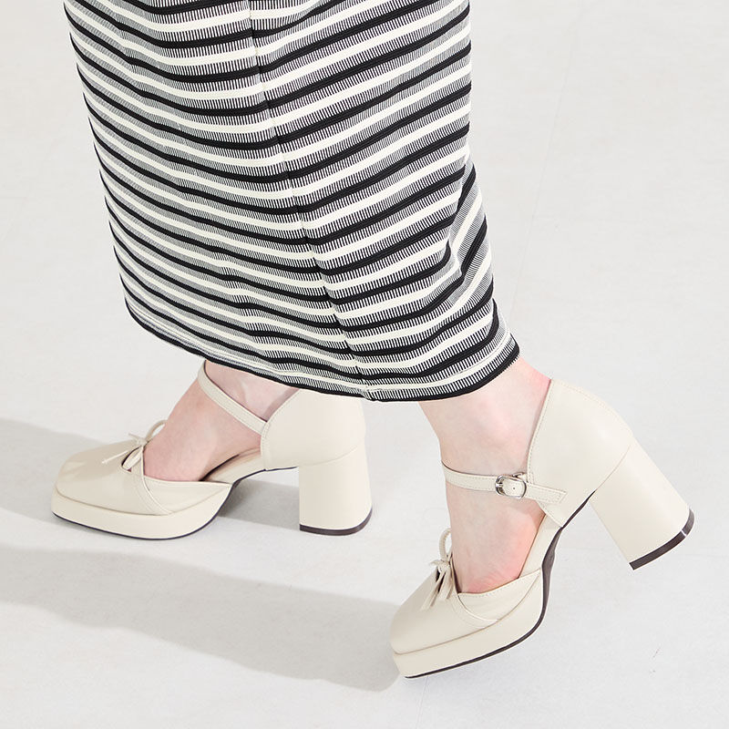 ORiental TRaffic「●2026春夏新作●カット デザイン プラットフォーム パンプス /61116」|パンプス|