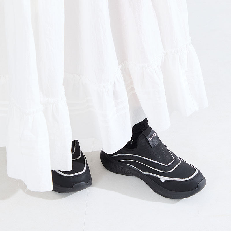 ORiental TRaffic「●2026春夏新作●【 瞬間フィット 】 グリッター パーツ スリッポン スニーカー /OT3791」|スニーカー|