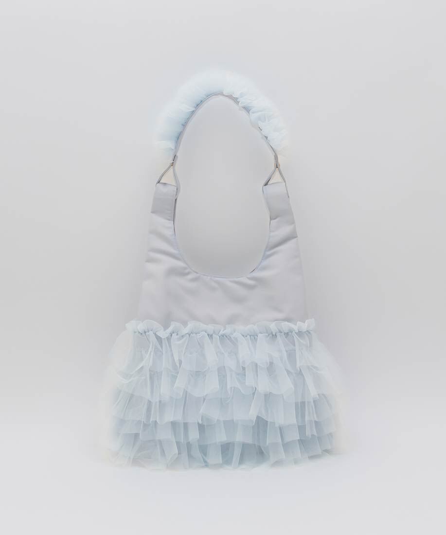  「【A4対応】ティアードチュールフリル2WAYバッグ」|トートバッグ|