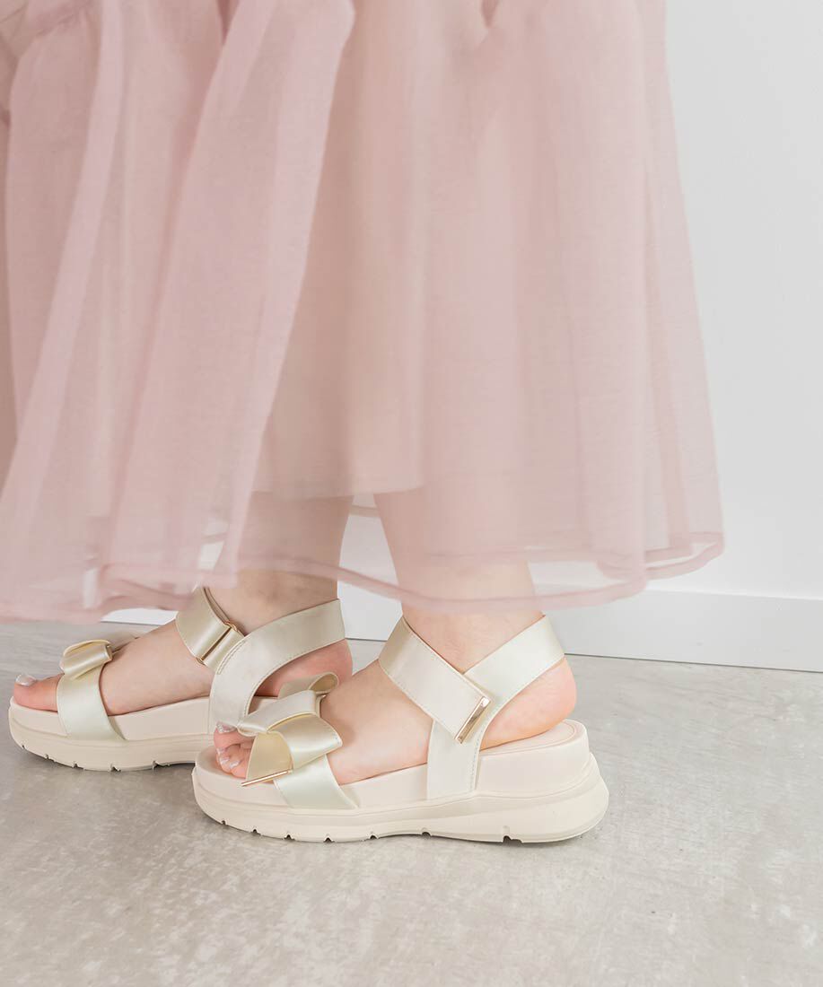  「リボンスポーツサンダル」|サンダル|