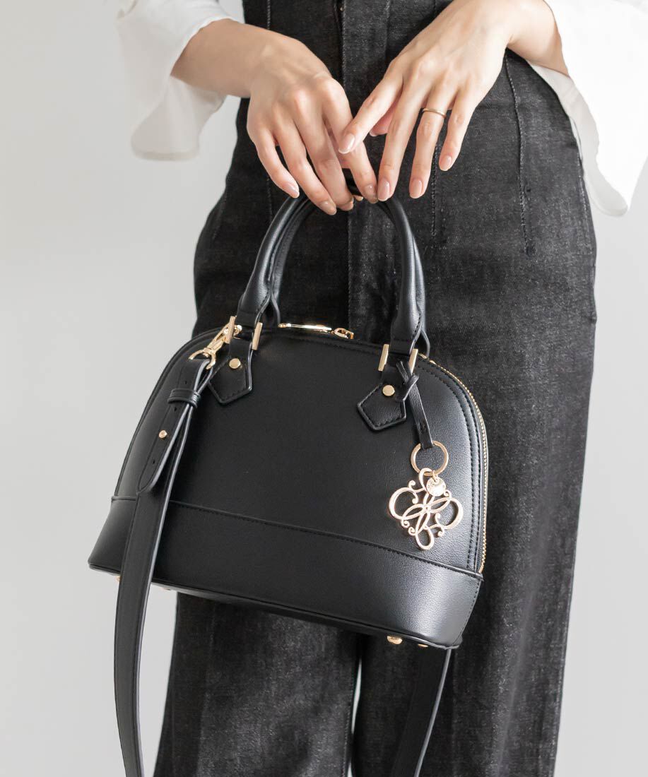  「ラウンド2WAYショルダーバッグ」|ハンドバッグ|