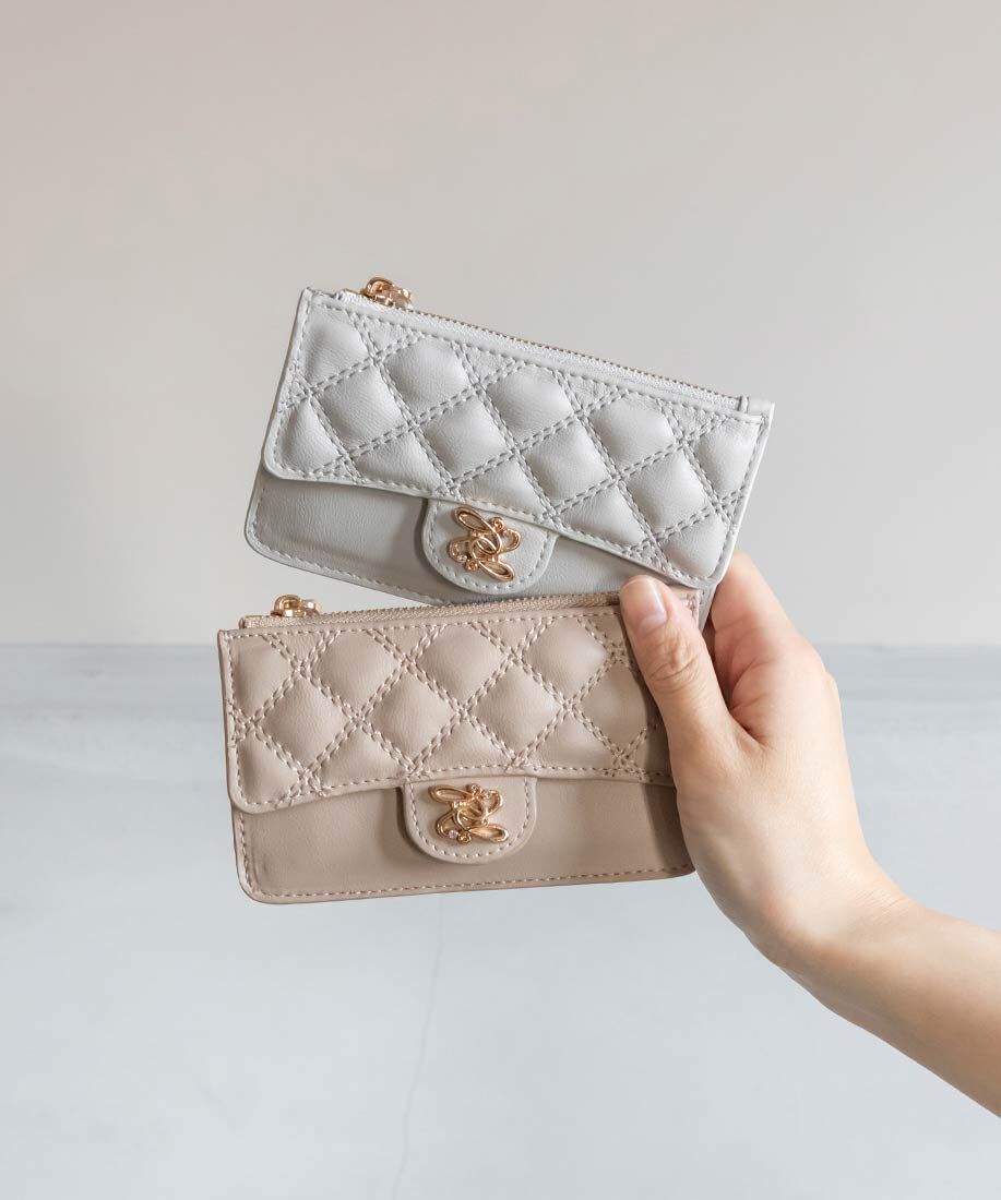  「キルティングフラップフラグメントケース」|名刺入れ・カードケース|