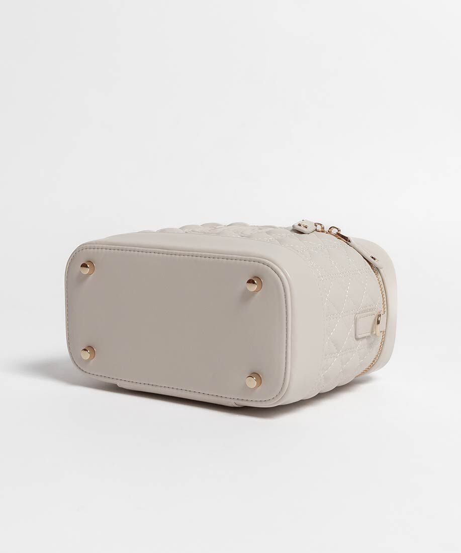  「2WAY モノグラムロゴキルティングバニティバッグ」|ハンドバッグ|