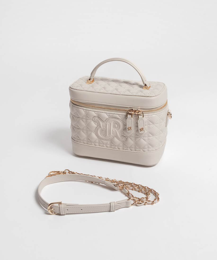  「2WAY モノグラムロゴキルティングバニティバッグ」|ハンドバッグ|