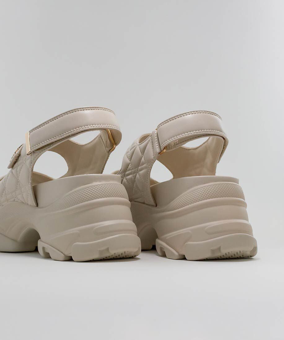  「モノグラムパーツキルティングスポーツサンダル」|サンダル|